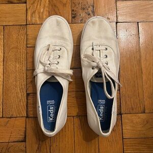 Keds Women’s White Canvas Platform Sneakers